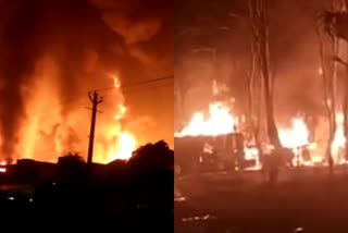 Fire accident in Gurugram