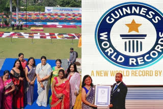 AFWWA sets Guinness World Records for largest display of knitted woollen caps