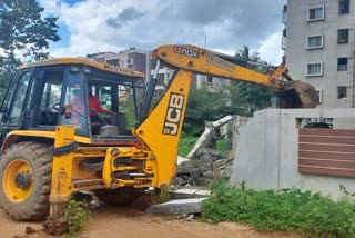 Rajakaluve Encroachment Clearance Operation