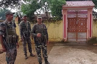 Anti social elements damaged temple in Lohardaga