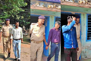 Students using bluetooth devices  Students using bluetooth devices during exam  Bihar Police arrested as many students  constable recruitment exam across  Deputy Superintendent of Police  UPSSSC PET  ಪೊಲೀಸ್​ ಕಾನ್ಸ್​ಟೇಬಲ್ ನೇಮಕಾತಿ ಪರೀಕ್ಷೆ  ಬ್ಲೂಟೂತ್ ಬಳಸಿ ಸಿಕ್ಕಿಬಿದ್ದ ಸುಮಾರು 50 ವಿದ್ಯಾರ್ಥಿಗಳು  ಪೊಲೀಸ್​ ಕಾನ್ಸ್​ಟೇಬಲ್​ ನೇಮಕಾತಿಗೆ ನಡೆದ ಪರೀಕ್ಷೆ  ಬ್ಲೂಟೂತ್ ಸಾಧನಗಳನ್ನು ಬಳಸಿ ಸಿಕ್ಕಿಬಿದ್ದ  ಬ್ಲೂಟೂತ್ ಮೂಲಕ ನಕಲು  ಯುಪಿಎಸ್ಎಸ್ಎಸ್ಸಿ ಪಿಇಟಿ