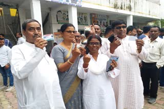 Polling in Ranchi party office regarding Congress National President election 2022