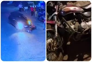 narmadapuram car hit bike