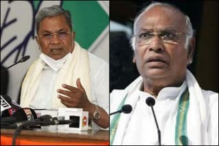 Siddaramaiah called to Mallikarjun Kharge  and congratulated