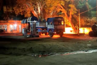 Fire breaks out at Petrol pump