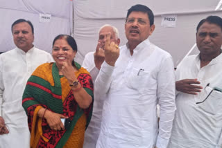 Congress president poll 2022: Dotasra , Vishvendra Singh and Rajendra Singh claimed for first vote, Maderan got angry