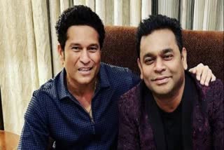 AR Rahman meets Sachin tendulkar