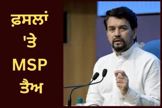 MSP fixed on crops, Anurag Thakur