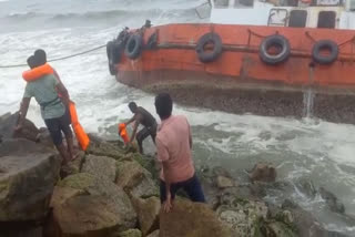 tug boat accident neendakara  tug boat  tug boat accident  ടഗ് ബോട്ട്  ടഗ് ബോട്ട് അപകടം  കൊല്ലം നീണ്ടകര