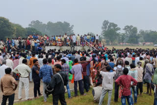 Protest against Bharat Mala project in Khunti