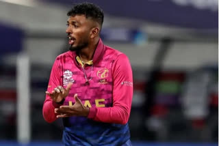 UAE's Karthik Meiyappan takes first hat-trick of 2022 T20 World Cup against Sri Lanka