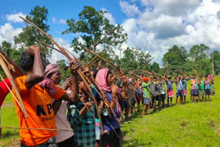 Tribals stage massive protest against Forest Act and security camps in Chhattisgarh Naxal areas