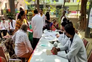 two day health camp organized in Delhi