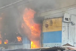 Fire in Eastern Railway Liluah Workshop