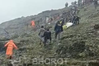 Kedarnath Helicopter Crash: Rescue operation at crash site continues despite bad weather