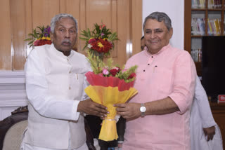 मंत्री विजय कुमार चौधरी ने राज्यपाल से की मुलाकात
