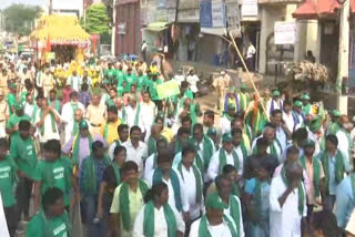 Capital Farmers padayatra