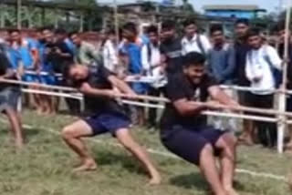 Tug of war at Sivsagar