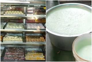 adulteration in milk and sweets