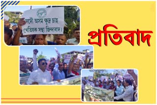 Jorhat Small Tea Growers Association protest