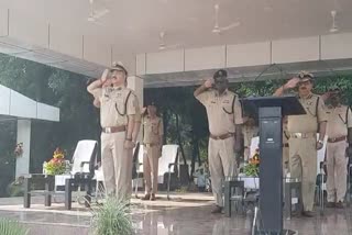 DGP Neeraj Sinha pays tribute to martyred jawans on Police Remembrance Day in Ranchi