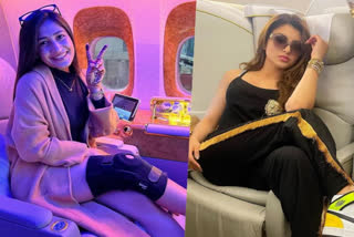 Dhanashree Verma pokes fun at Urvashi Rautela  Ind vs Pak T20 World Cup  Dhanashree Verma makes fun of urvashi  Dhanashree Verma post on urvashi  Dhanashree Verma instagram  Urvashi Rautela latest news  ധനശ്രീ വെര്‍മ  ഉര്‍വശി റൗട്ടേല  യുസ്‌വേന്ദ്ര ചാഹല്‍  റിഷഭ് പന്ത്