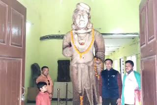 21 feet high kuber statue in vidisha