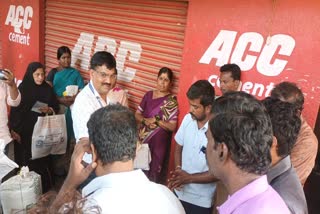 Ration Distribution Center in Doddaballapur