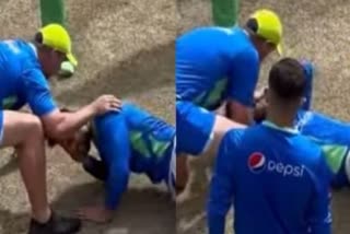 Pakistan batter Masood hit on head at nets