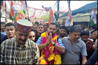 Ashish Sharma filed nomination from Hamirpur