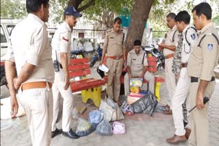 police raided crackers and gunpowder