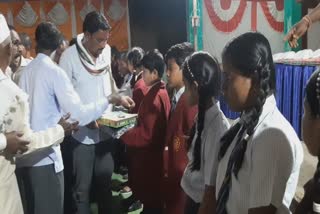 Villagers honored children in dhamtari