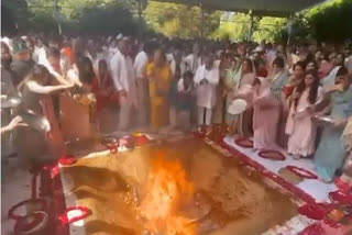 'Shanti Yagya' held for late Mulayam Singh Yadav in UP's Saifai