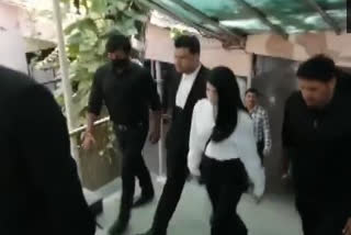 Jacqueline Fernandez arrives at Patiala House Court