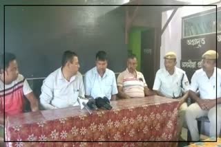 Lakhimpur Home Guard district committee press meet