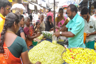 தஞ்சையில் பூக்கள் விலை கடும் உயர்வால்- மக்கள் அதிருப்தி!!