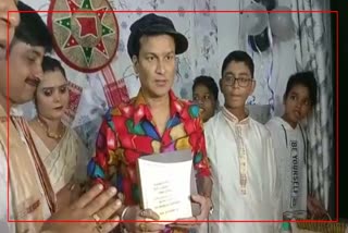 showroom opening ceremony attended by Zubeen Garg in lakhimpuir