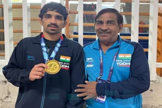 Aman becomes the first Indian wrestler win Gold Medal in the 57 kg