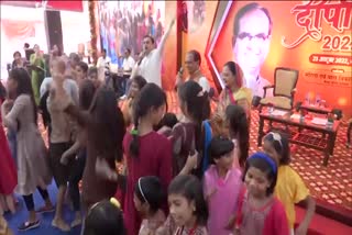 mp cm diwali celebrations with orphan kids