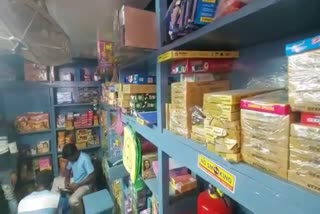 Firecracker shop Illegally