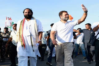 Telangana Congress leaders were injured in bharat jodo