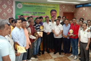 Durga Puja Pandalas Samiti Honored in Giridih