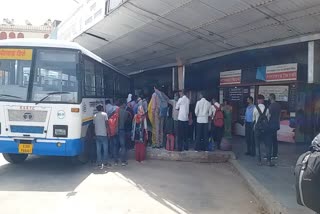 Roadways buses full in diwali