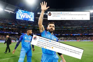 Sachin Hails Kohli