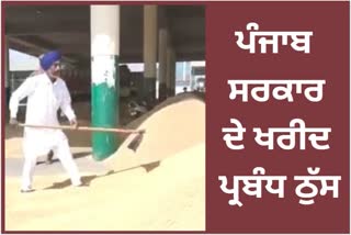 Claims of purchase of paddy in Bathinda