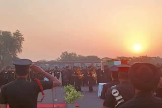 Major Vikas Bhambu last rites