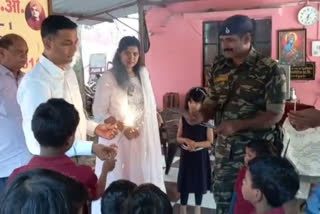 Ranchi SSP celebrated Diwali with orphan children