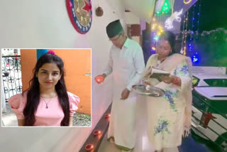 Harish Rawat lighting Diya For Ankita Bhandari