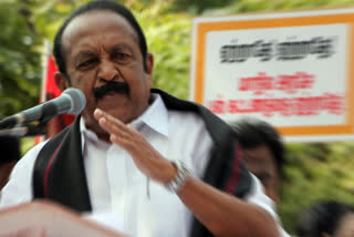 The 'Hindi India' idea belted out by Home Minister Amit Shah has a direct bearing on Indian forces treating the very citizens they are duty bound to protect as foreigners, parliamentarian Vaiko said.