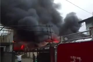 FIRE BROKE OUT IN ITANAGAR